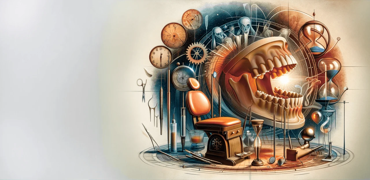 Original 100 Years anniversary of Gnathology illustration